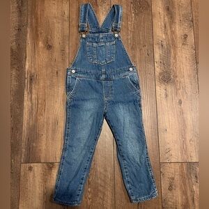 Gap Kids Denim Fleece-Lined Overalls for Toddler, size 3T